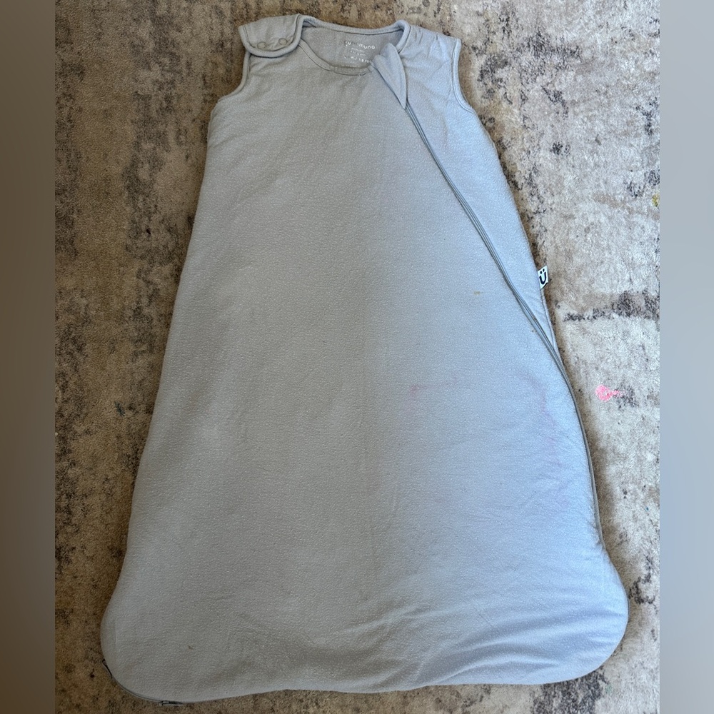 GUNAMUNA Gray Baby Sleep Sack